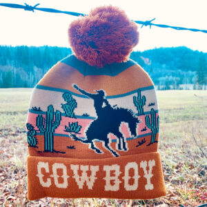 Canadian cowboy toque orange