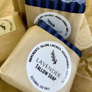 Lavender Tallow Soap Bar
